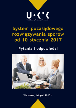 Polubowne rozwiązywanie sporów konsumenckich po 9