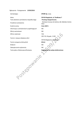 Postępowanie 15599/2016