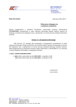 Wykonawcy ubiegający się o udzielenie zamówienia