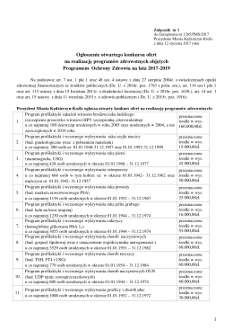 Oferta - Biuletyn Informacji Publicznej Urzędu Miasta Kędzierzyn