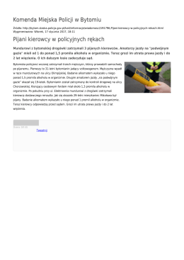 Generuj PDF - Komenda Miejska Policji w Bytomiu