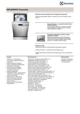 ESF4550ROX Zmywarka