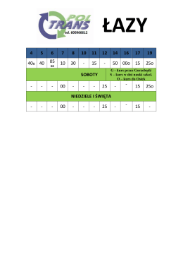 Koszalin - Łazy - poltransbus.pl
