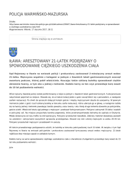 Generuj PDF - Policja Warmińsko