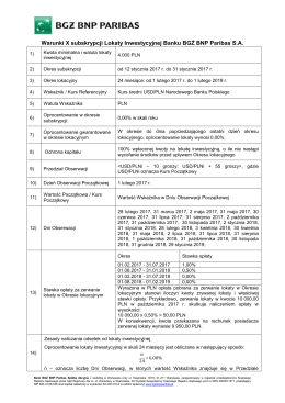 Pobierz - Bank BGŻ BNP Paribas SA