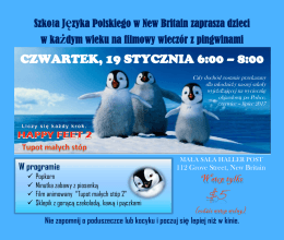19 stycznia - Wieczór Filmowy