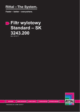 Filtr wylotowy Standard – SK 3243.200
