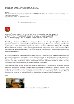 Generuj PDF - Policja Warmińsko