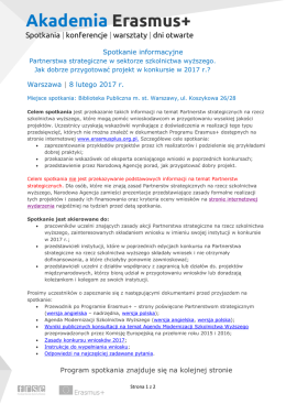 Spotkania | konferencje | warsztaty | dni otwarte