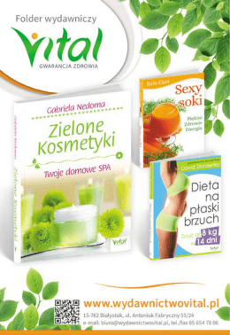 Folder do pobrania - Wydawnictwo Vital