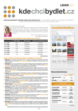 Newsletter prosinec/leden 2017