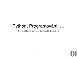 Python, Programování, …