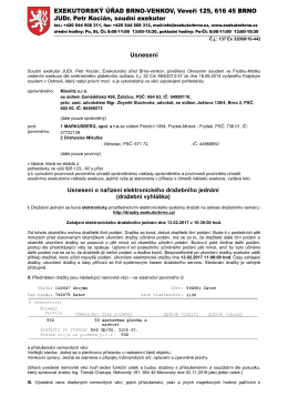 Dražebn&iacute; vyhl&aacute;&scaron;ka