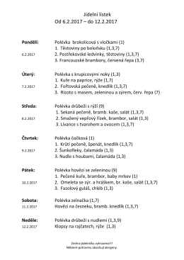 J&iacute;deln&iacute;ček 6.