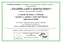 „Encyklika o péči o společný domov“