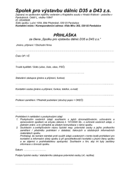 Spolek pro výstavbu dálnic D35 a D43 z.s.