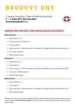 Přihláška a možnosti pro firmy