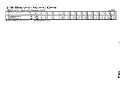 326 Dětmarovice - Petrovice u Karviné 326