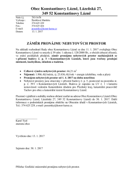 Tisková zpráva Vodné a stočné 2017