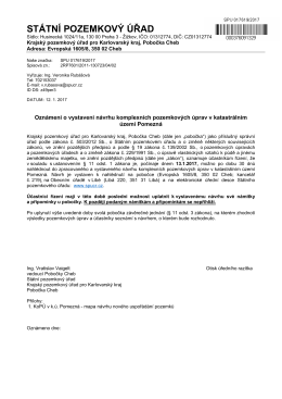 STÁTNÍ POZEMKOVÝ ÚŘAD