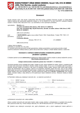 Dražebn&iacute; vyhl&aacute;&scaron;ka