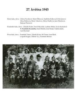 Svat&eacute; přij&iacute;m&aacute;n&iacute; -1945