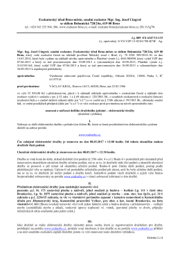 Exekutorský úřad Brno-město, soudní exekutor Mgr. Ing. Josef