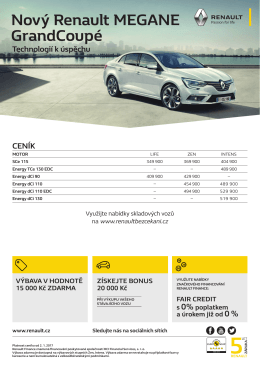 Ceník - Renault