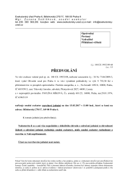 St&aacute;hnout PDF - Exekutorsk&yacute; &uacute;řad Praha 6
