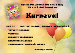 Spolek Pod Zvonek zve děti a ž&aacute;ky Z&Scaron; a M&Scaron; Pod Zvonek na DNE 21