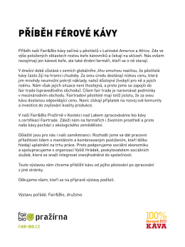 Příběh férové kávy