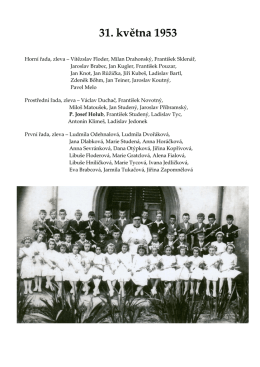 Svat&eacute; přij&iacute;m&aacute;n&iacute; -1953