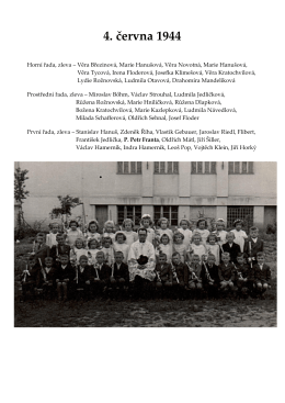 Svat&eacute; přij&iacute;m&aacute;n&iacute; -1944