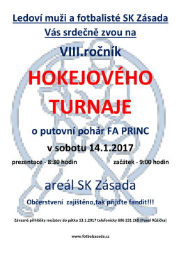 VIII.ročník areál SK Zásada