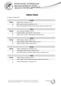 SPORTOVN&Iacute; GYMN&Aacute;ZIUM J&iacute;deln&iacute; l&iacute;stek
