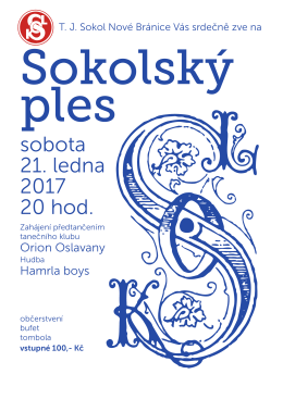 Sokolský ples 2017