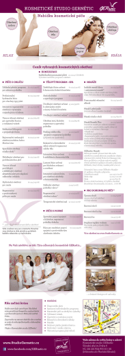 kosmetické studio gernétic relax krása