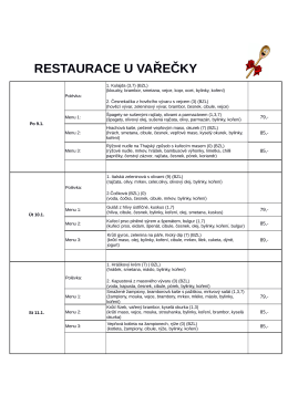 RESTAURACE U VAŘEČKY