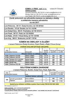 05 Ceník dlažební a solitérní kámen 2017 - paleta