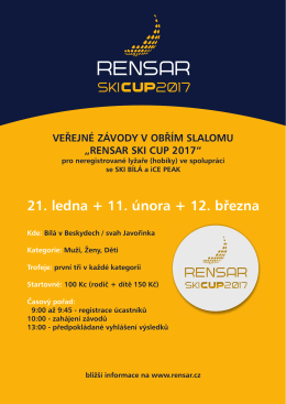 rensar - SKI Areál Bílá