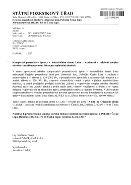 ST&Aacute;TN&Iacute; POZEMKOV&Yacute; &Uacute;ŘAD