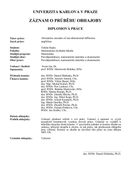 St&aacute;hnout - Univerzita Karlova