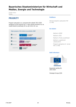 Priority: INTERREG