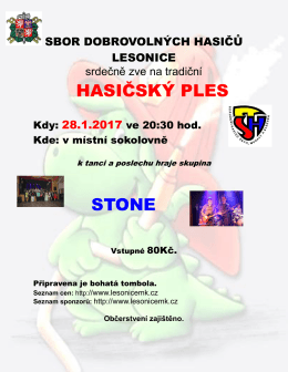 HASIČSK&Yacute; PLES STONE