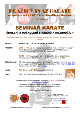 Příloha jednani - Pražský svaz karate