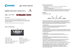 Digitální elektronická vodováha 60 cm Obj. č.: 137 75 41