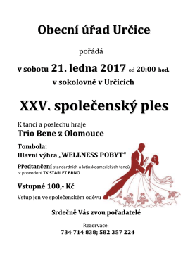 Ples Obecního úřadu Určice