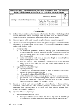 15. Zásahy s únikem amoniaku