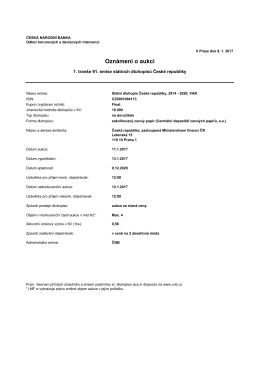 (91. emise 7. tran&scaron;e)