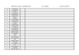 Zimní liga 2016/2017 R. 2006 NE 8.1.2017